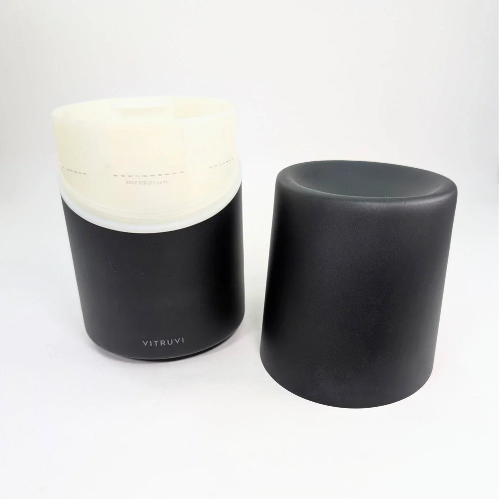 Vitruvi Move Essential Oil Diffuser Charcoal Black Portable Ultrasonic Corded‎